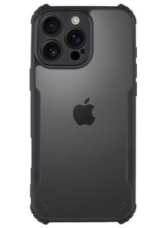 Case Up Case For Apple iPhone 16 Pro Max Crystal Clear Tactical Back Cover Case With 360 Degree Protection, Shockproof Bumper Protective Phone Cover, Anti-Scratch Hard PC Back (Clear)  - Image 1