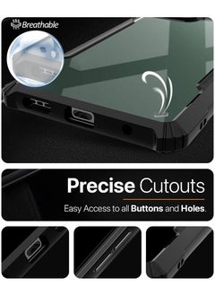 Case Up Case For Apple iPhone 16 Pro Max Crystal Clear Tactical Back Cover Case With 360 Degree Protection, Shockproof Bumper Protective Phone Cover, Anti-Scratch Hard PC Back (Clear)  - Image 5