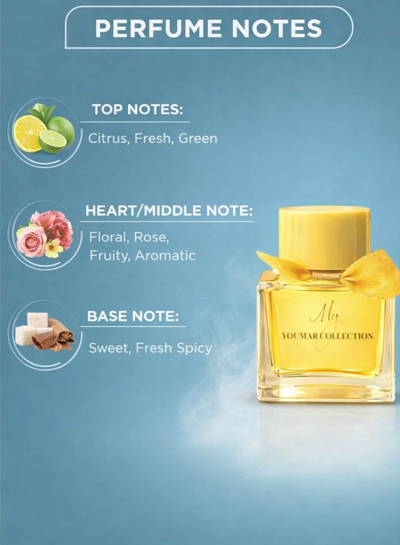 Youmar Collection My No. 8832 Premium Women’s Perfume 25ML – Elegant Floral Fruity Green Fragrance | Long-Lasting Ladies Perfume - Image 2