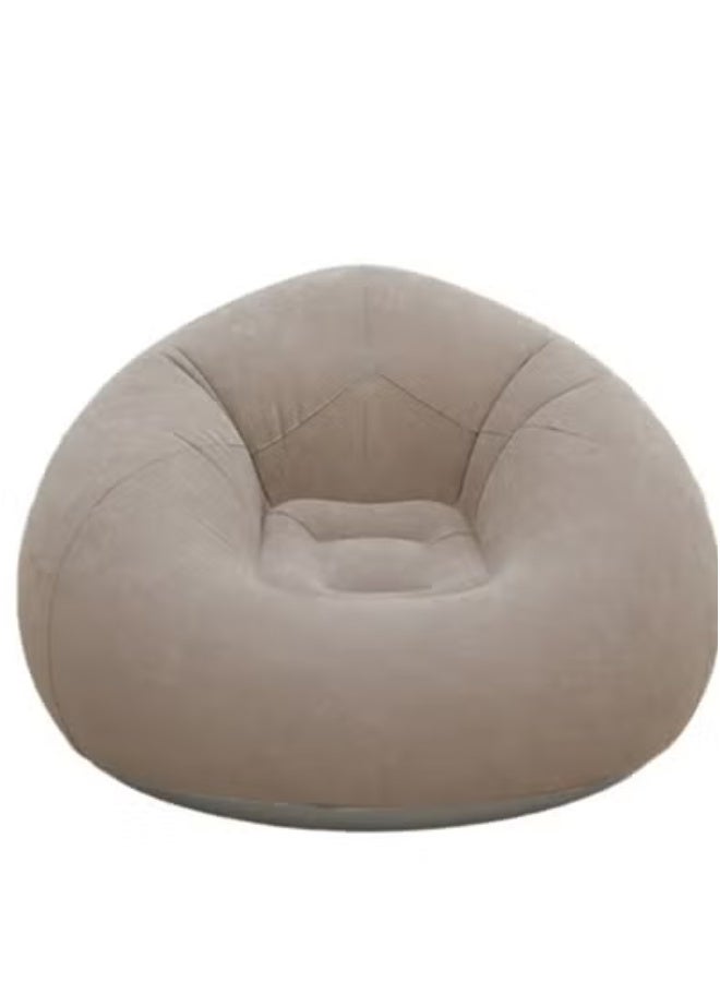 تايجر Portable Quick-Inflatable Sofa Chair with Plush Comfortable Surface – Multi-Color Blow-Up Lounge Seat for Indoor & Outdoor Use | Lightweight, Stylish & Space-Saving Inflatable Chair for Living Room, Bedroom, Dorm, Balcony, Garden, Camping & Travel  - Image 1