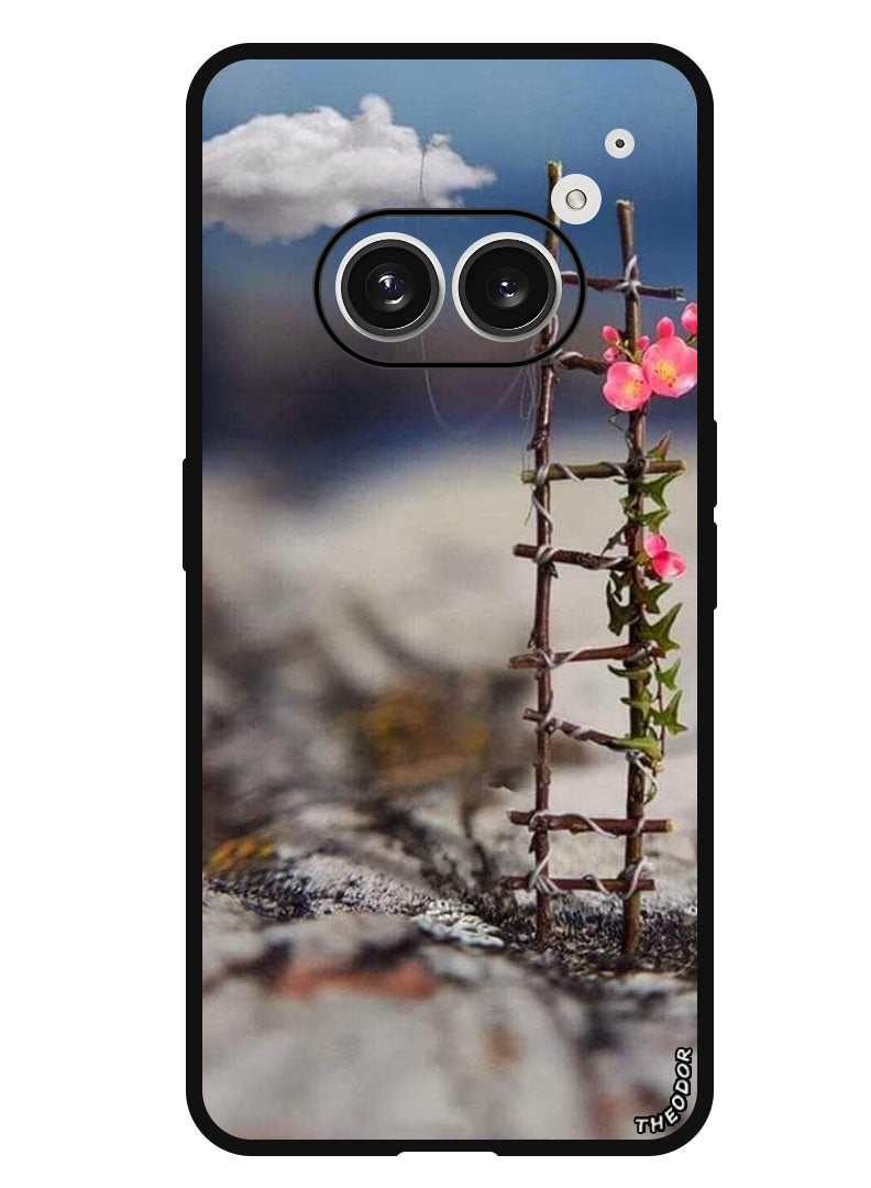 Theodor Protective Case Anti Scratch Shock Proof Bumper Cover For Nothing Phone (2a) Cloud with Stair - Image 1