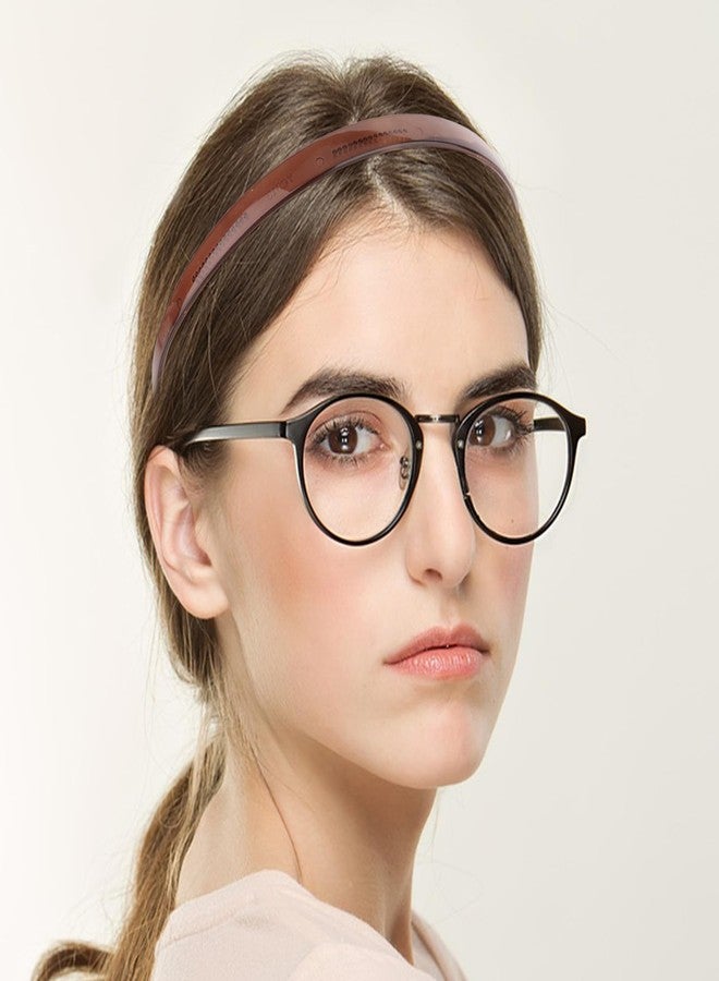 ACO-UINT Non-Slip Headbands for Women - 8 Pack Stylish Hair Bands, Tortoise & Solid Color Hair Accessories for Daily Wear, Work, and All-Day Hold - Image 5