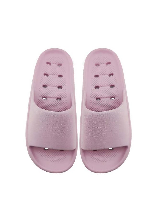Miniso - Step into comfort and style with these lightweight purple bath slippers in size 37-38. - Image 1
