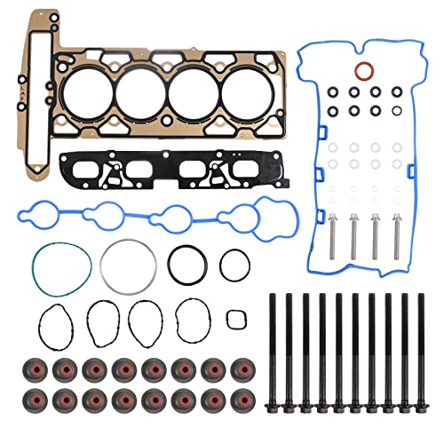 SUSUCAR Head Gasket Set Cylinder Head Bolts for 2010-2017 Chevy Equinox Malibu GMC Terrain Buick Regal Lacrosse 2.4L 2384cc 145cid L4 DOHC HS26517PT - Image 1