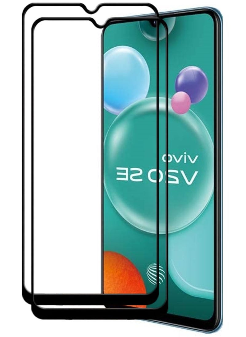 ACLIX 2 Pieces Antistatic ESD Dustproof Premium Quality High Definition Tempered Glass Screen Protector Designed For vivo V20 SE - Image 1