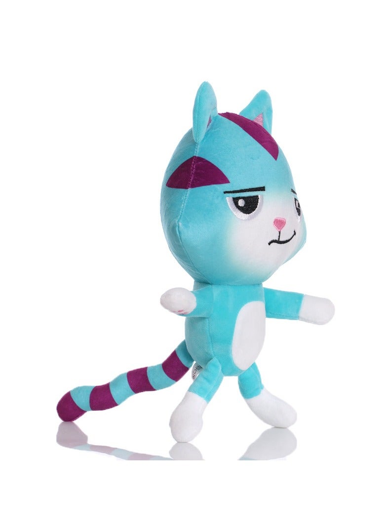 8 قطع غابي دمية ألعاب من القطيفة Kawaii ميركات لطيف محشوة الحيوانات حورية البحر القط بيت الدمية Plushie الدمى - Image 5