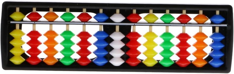 klarako 13 Digit Rods Colorful Beads Standard Abacus Chinese Japanese Calculator Counting Tool Math Learning Toys - Image 1
