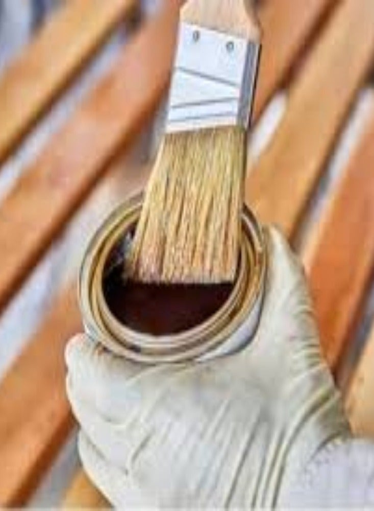 KNP KNP Arwa Color Wood Varnish in 506 Red Pine is a high-quality varnish formulated to enrich and protect wooden surfaces with a deep, red pine tint.  - Image 3