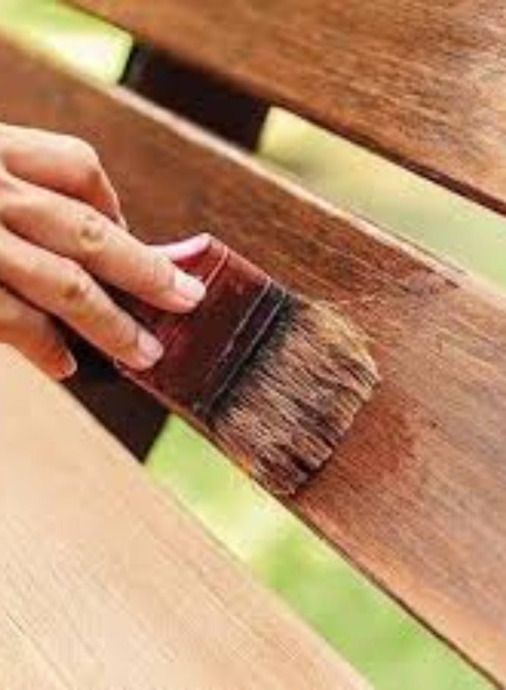 KNP KNP Arwa Color Wood Varnish in 506 Red Pine is a high-quality varnish formulated to enrich and protect wooden surfaces with a deep, red pine tint.  - Image 2