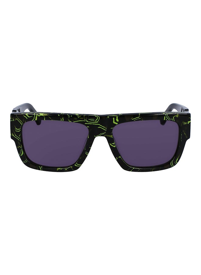 Calvin Klein Jeans Men's UV Protection Rectangular Sunglasses - CKJ23654S-079-5617 - Lens Size: 56 Mm - Image 1