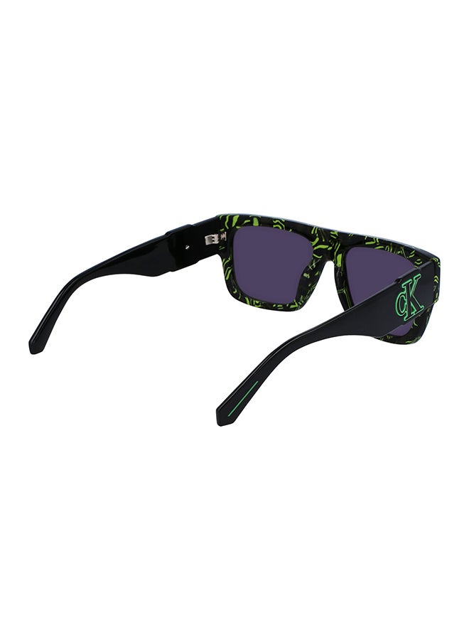 Calvin Klein Jeans Men's UV Protection Rectangular Sunglasses - CKJ23654S-079-5617 - Lens Size: 56 Mm - Image 5