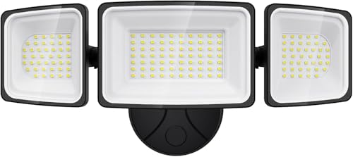 Onforu 130W LED Security Light, 13000LM Outdoor Indoor Flood Light Switch Controlled, IP65 Waterproof LED Exterior Floodlight, 6500K White Wall Mount Security Lighting for Entryway,Garage,Yard,Eave - Image 1