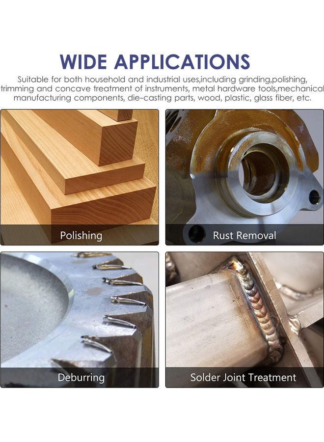 NIBEMINENT Metal Pneumatic Air Belt Sander Machine Silver/Black - Image 5