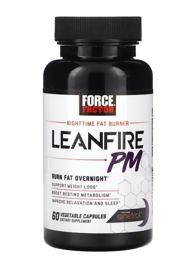 Force Factor Fat Burner 60 Vegetable Capsules - Image 1