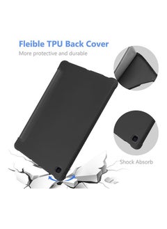 هيكسابيكس غطاء حماية ذكي قابل للطي لجهاز سامسونج جالكسي تاب اس 6 لايت p610/615/619 باللون الأسود  - Image 5