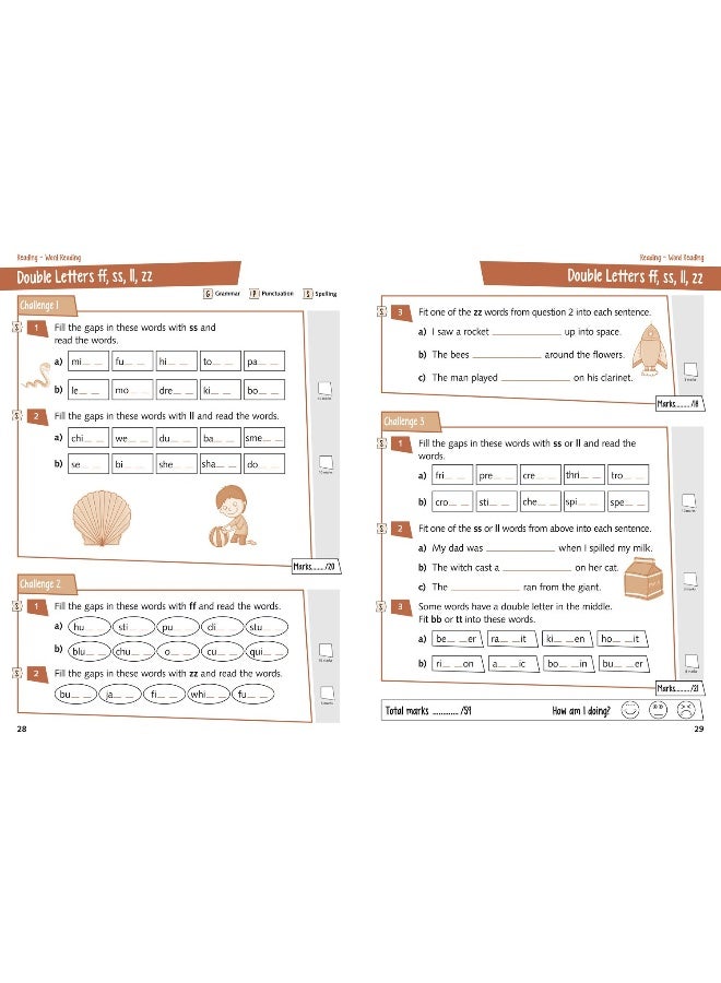 مراجعة وممارسة كولينز KS1 - المنهج الجديد: مثالي للاستخدام في المنزل - Image 5