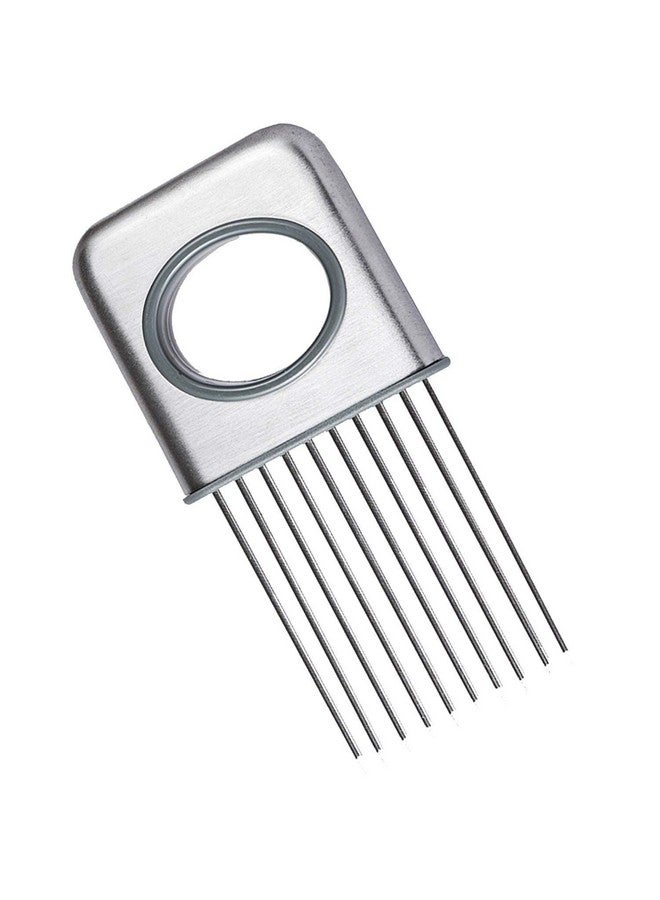 Baskety Easy Onion Holder Slicer Vegetable Tools Tomato Cutter Stainless Steel Kitchen Gadgets