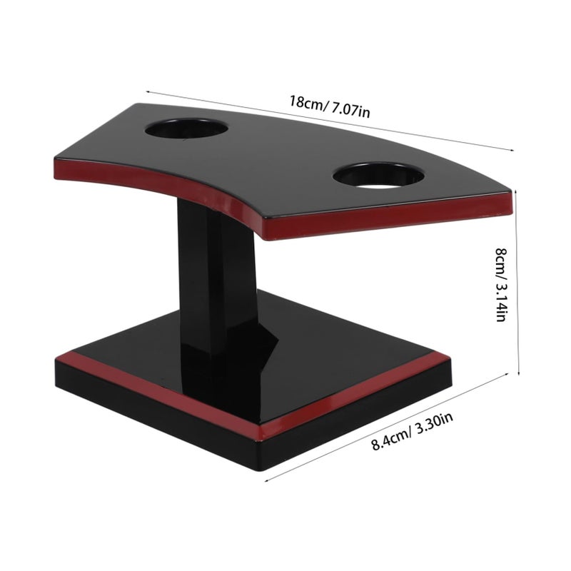 Two Hole Ice Cream Cone Rack Food Display Stand Clear Sturdy Easy Clean For Sushi Desserts Parties - Image 3