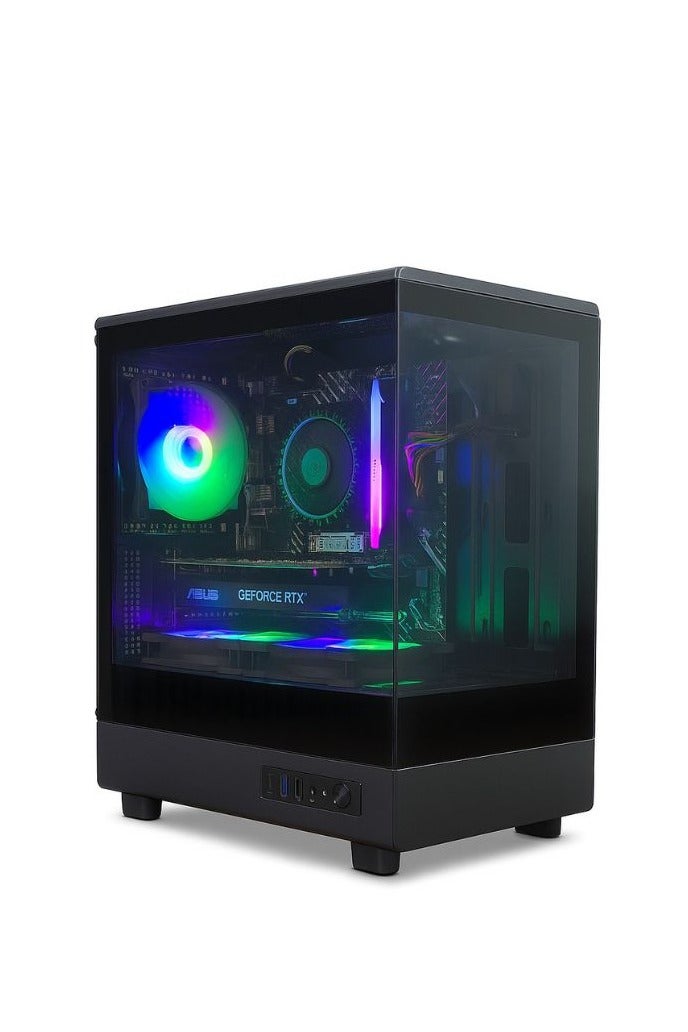 DarkFlash Powerful PC Gaming Desktop | Intel i5-12400F 12TH GEN | ASUS RTX 3050 |16GB RGB DDR4 | 500GB NVMe SSD | Without AIO Cooler - Image 1