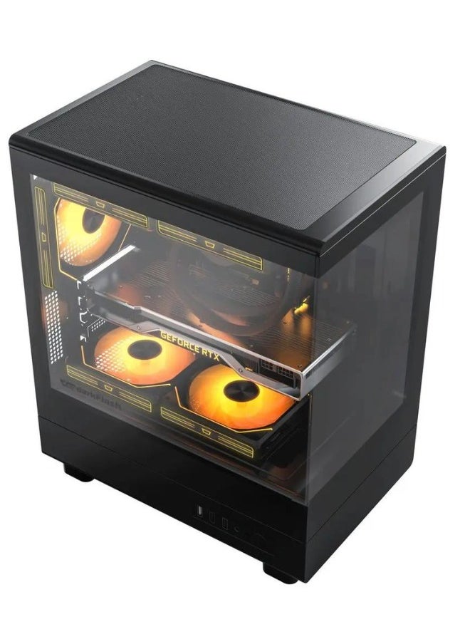 DarkFlash - Powerful PC Gaming Desktop | Intel i5-12400F 12TH GEN | ASUS RTX 3050 |16GB RGB DDR4 | 500GB NVMe SSD | High-Performance - Image 1