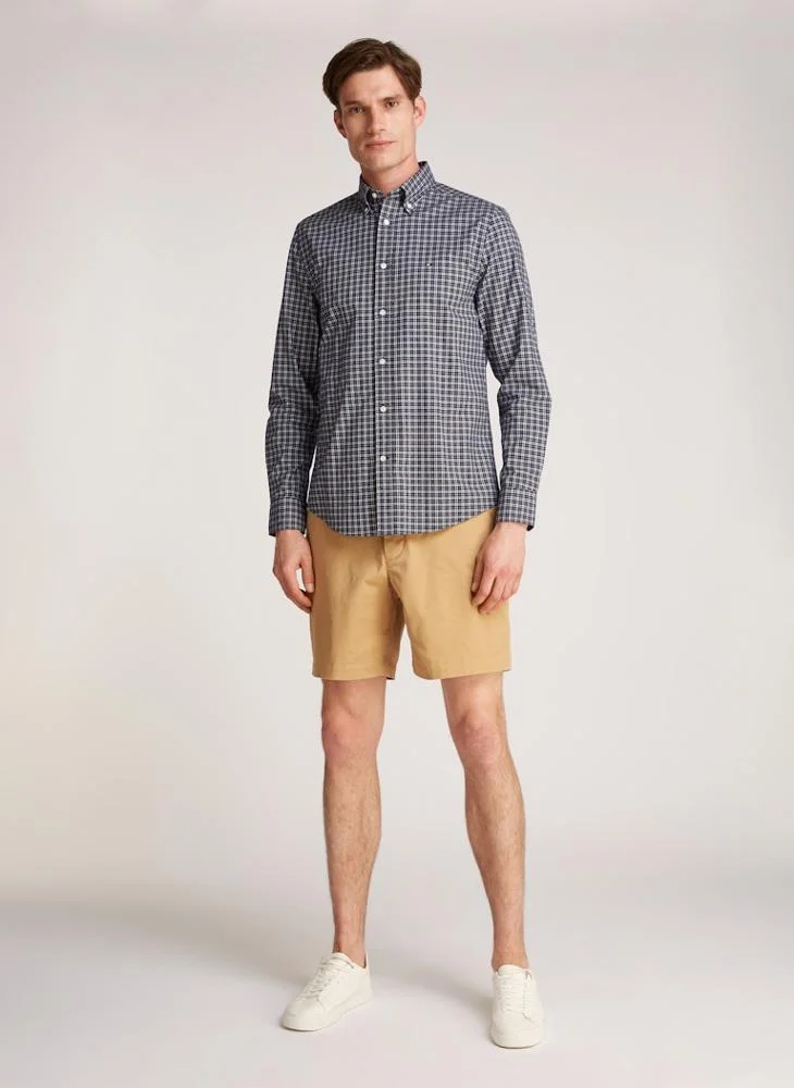 TOMMY HILFIGER Checked Regular Fit Poplin Shirt
