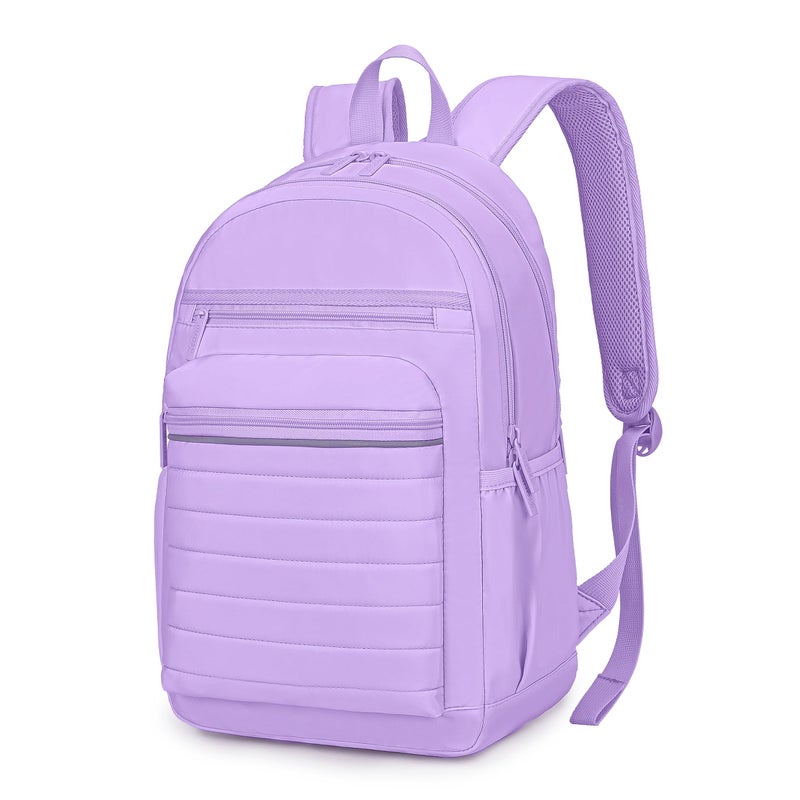 KEOFID Travel Backpack for Women, Womens Work Backpacks, Anti-theft Backpack Purse, Back pack for College Girls, Carry-On Travel Backpacks,Bookbag(Purple) - Image 1