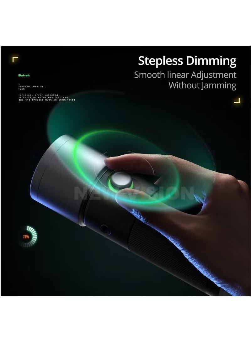 SIDANDE Videography Flashlight Zoomable Photography Fill Light Ambience Light with 1/4'' Thread for Camera Stand Cage - Image 5