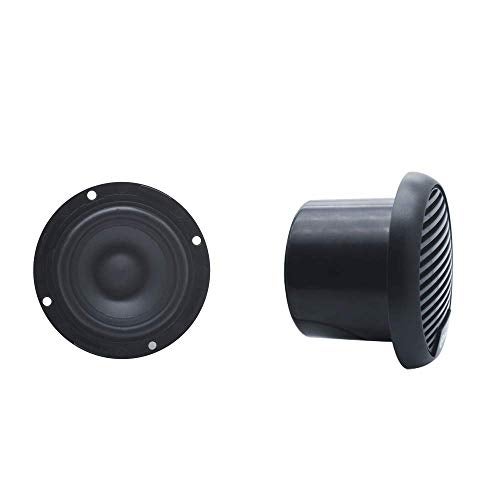 Herdio 3 Inch Waterproof Marine Speakers 2 Way Full Range Audio Stereo System Motorcycle Speaker with MAX Power 140 W (Pair) for Motorcycle,Boat,UTV,ATV,Golf Carts,Powersports,CAR,SPA,Hottub(Black) - Image 2