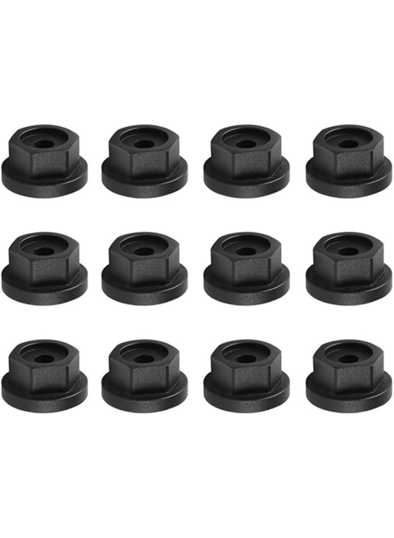 GGOOT Hex Nuts 12PCS 12PCS Hex Nuts Hex Nuts Assortment Kit 8mm Hex Screw Hardware Nuts Fastener Tool for Decorating Outdoor Pergolas - Image 1