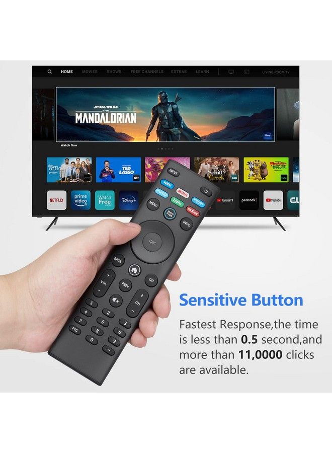 Angrox For Viziosmarttvremotexrt140 For Vizio All Led Lcd Hd 4K Uhd Hdr Smart Tvs - Image 5