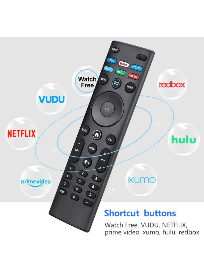 Angrox For Viziosmarttvremotexrt140 For Vizio All Led Lcd Hd 4K Uhd Hdr Smart Tvs - Image 4