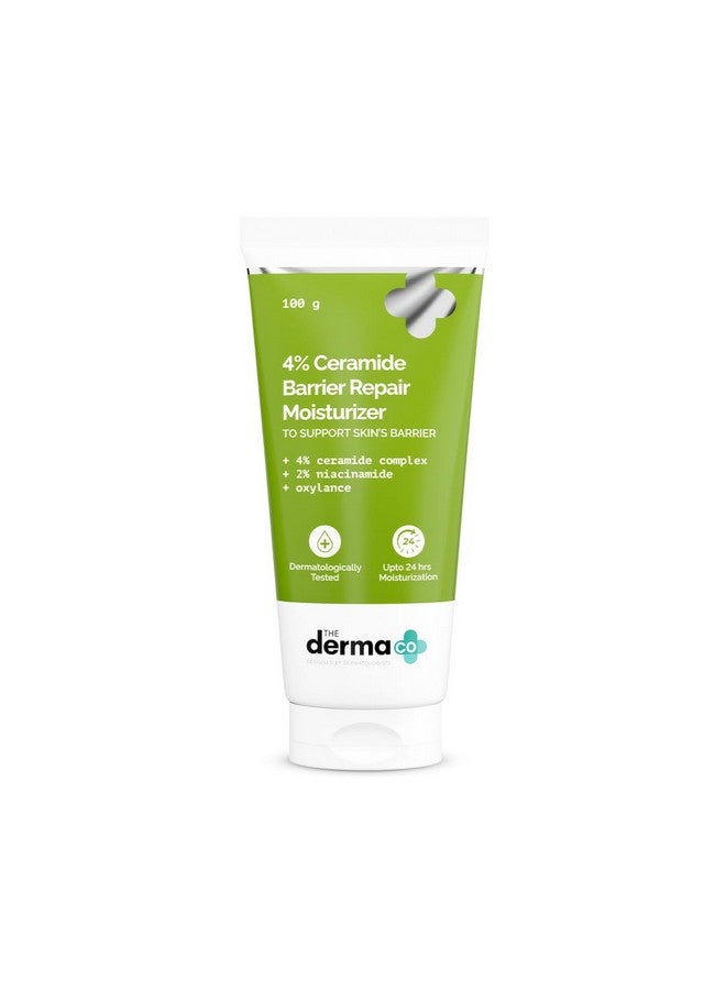 THE derma Co مرطب إصلاح حاجز السيراميد 4% مع السيراميد والنياسيناميد والأوكسيلاينس - 100 جرام - Image 1