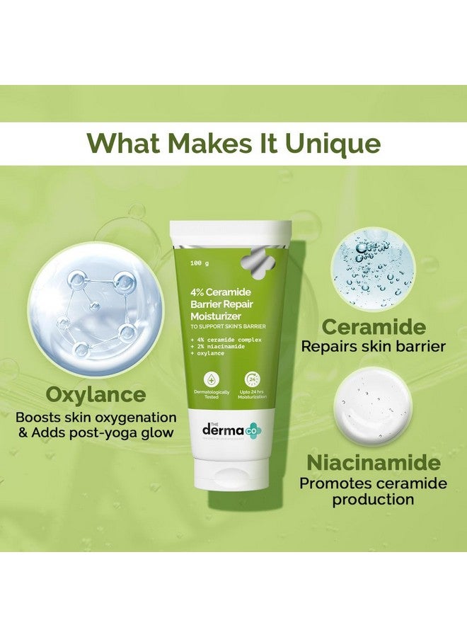 THE derma Co مرطب إصلاح حاجز السيراميد 4% مع السيراميد والنياسيناميد والأوكسيلاينس - 100 جرام - Image 4
