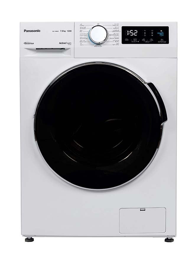 Panasonic Front Load Washing Machine 7kg Inverter Hygiene Care White 129 kW NA-14MG1WSA White - Image 1