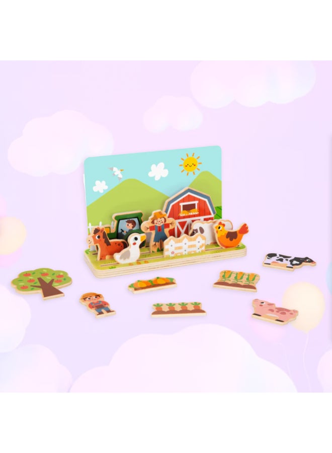 COGNIKIDS لعبة الألغاز التعليمية للأطفال في الفضاء التعليمي والمسافة | لغز مشهد خارجي تعليمي مع قطع مغناطيسية | لعبة لتطوير المهارات المعرفية والحركية | لعبة تفاعلية عائلية - Image 4