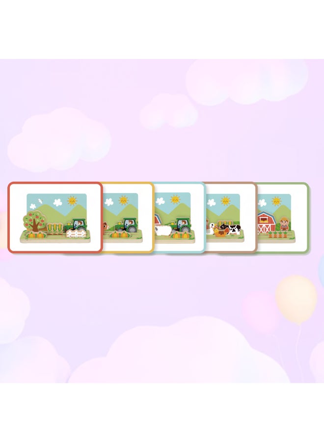 COGNIKIDS لعبة الألغاز التعليمية للأطفال في الفضاء التعليمي والمسافة | لغز مشهد خارجي تعليمي مع قطع مغناطيسية | لعبة لتطوير المهارات المعرفية والحركية | لعبة تفاعلية عائلية - Image 2