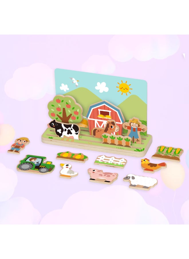 COGNIKIDS لعبة الألغاز التعليمية للأطفال في الفضاء التعليمي والمسافة | لغز مشهد خارجي تعليمي مع قطع مغناطيسية | لعبة لتطوير المهارات المعرفية والحركية | لعبة تفاعلية عائلية - Image 5