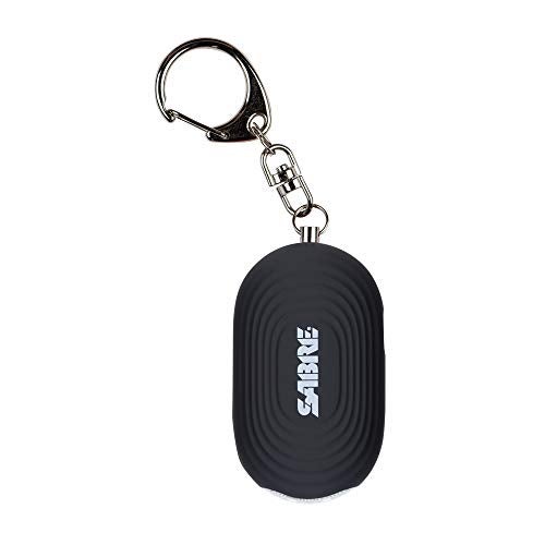SABRE 2-in-1 Personal Alarm with LED Light, 130dB Personal Safety Siren, Snap Hook for Instant Access, 1,250 Foot (381 Meters) Range, Compact Design for Easy Attachment to Purse, Bag, or Keys - Image 1