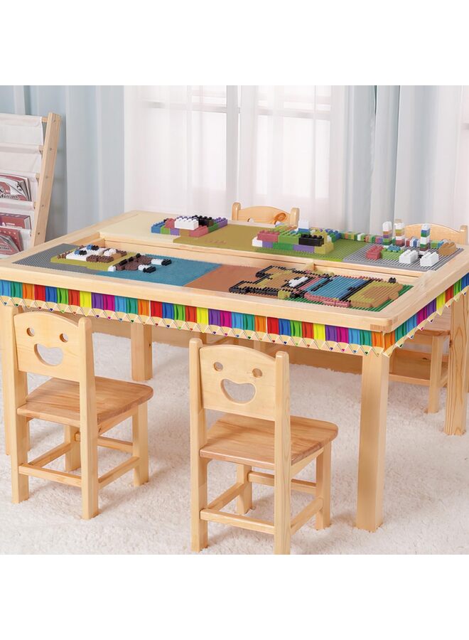 يُسلِّم زخارف حدود لوحة الإعلانات بطول 52 قدمًا، لفافتان من حواف حدود أقلام التلوين للمدرسة والفصول الدراسية ولوحة الإعلانات والجدار والنافذة والباب - Image 4