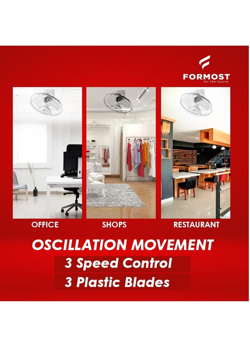 فورموست FORMOST Orbit Fan 1400mm 16 بوصة محرك عالي السرعة لتوصيل هواء أعلى  - Image 2