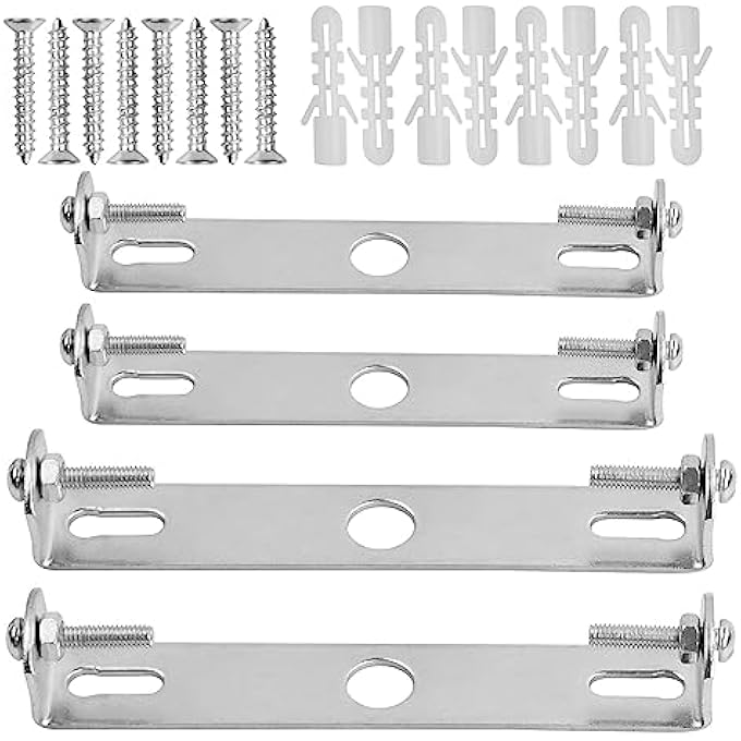 4 PIECES CEILING LIGHT BRACKET, 90/105 MM CEILING LIGHT PLATE CEILING PLATE LIGHTING BRACKET FOR HOME OFFICE - Image 1