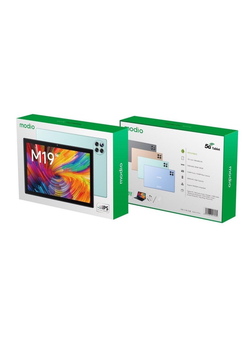 modio M19 5G Tablet PC 10.1 Inch with 8GB RAM 512GB ROM Green - Image 4