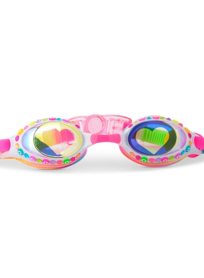 Bling2o Positively Pink Smile Girl Kids' Swim Goggles - Image 1