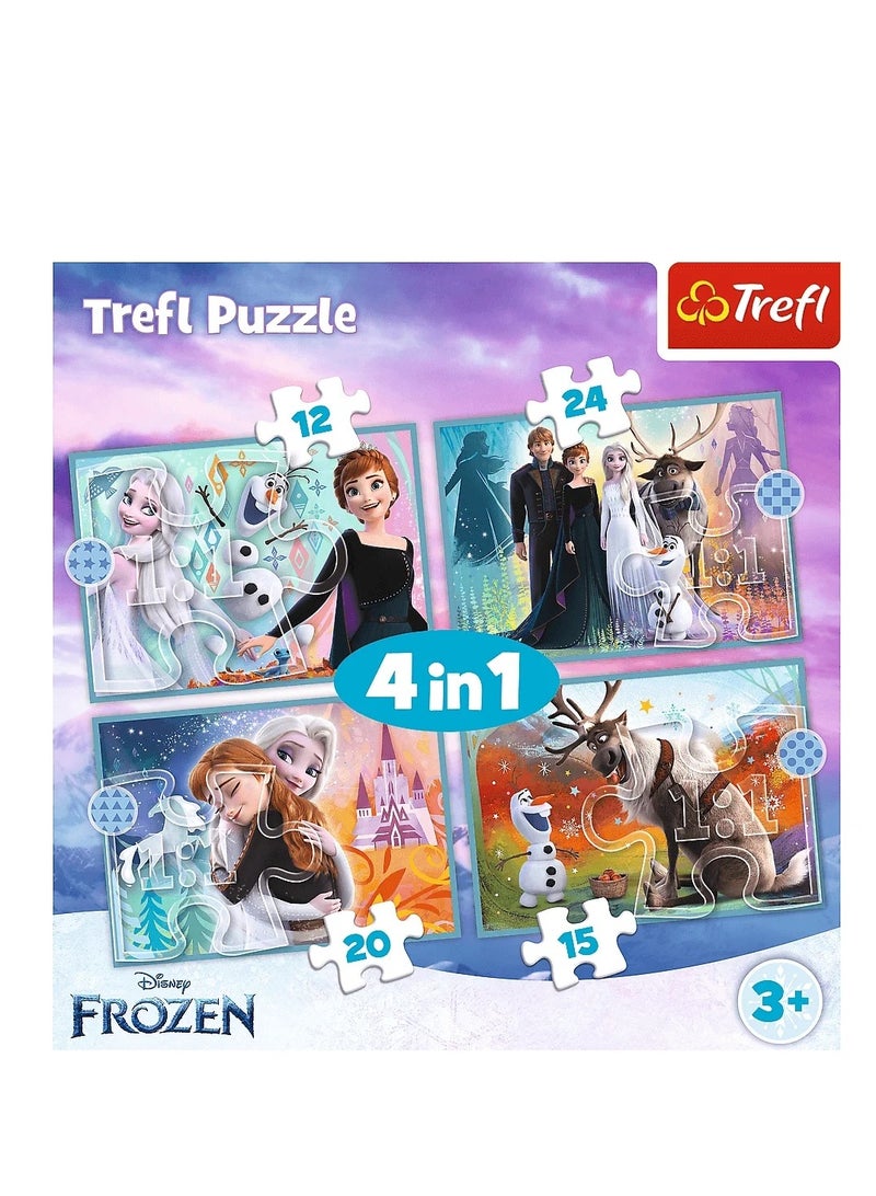 تريفل بازل 4 في 1 فروزن عالم فروزن المدهش (24، 20، 15، 12) قطعة - 34381 - Image 2