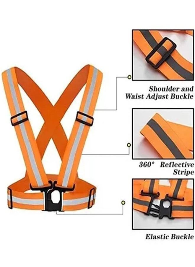 ZCM-HAPPY 2 Piece Reflective Cycling Safety Vest  - Image 2
