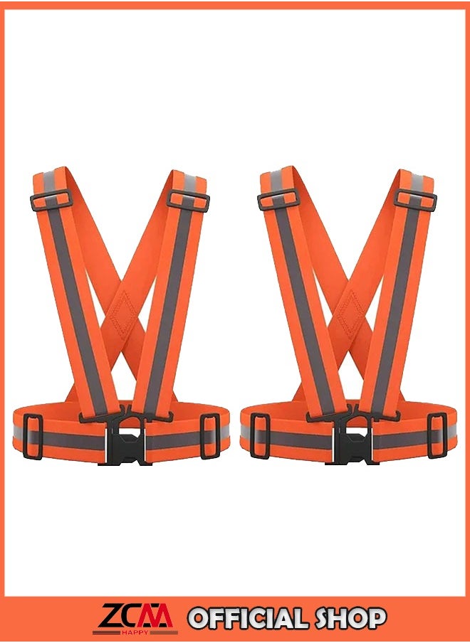ZCM-HAPPY 2 Piece Reflective Cycling Safety Vest  - Image 1