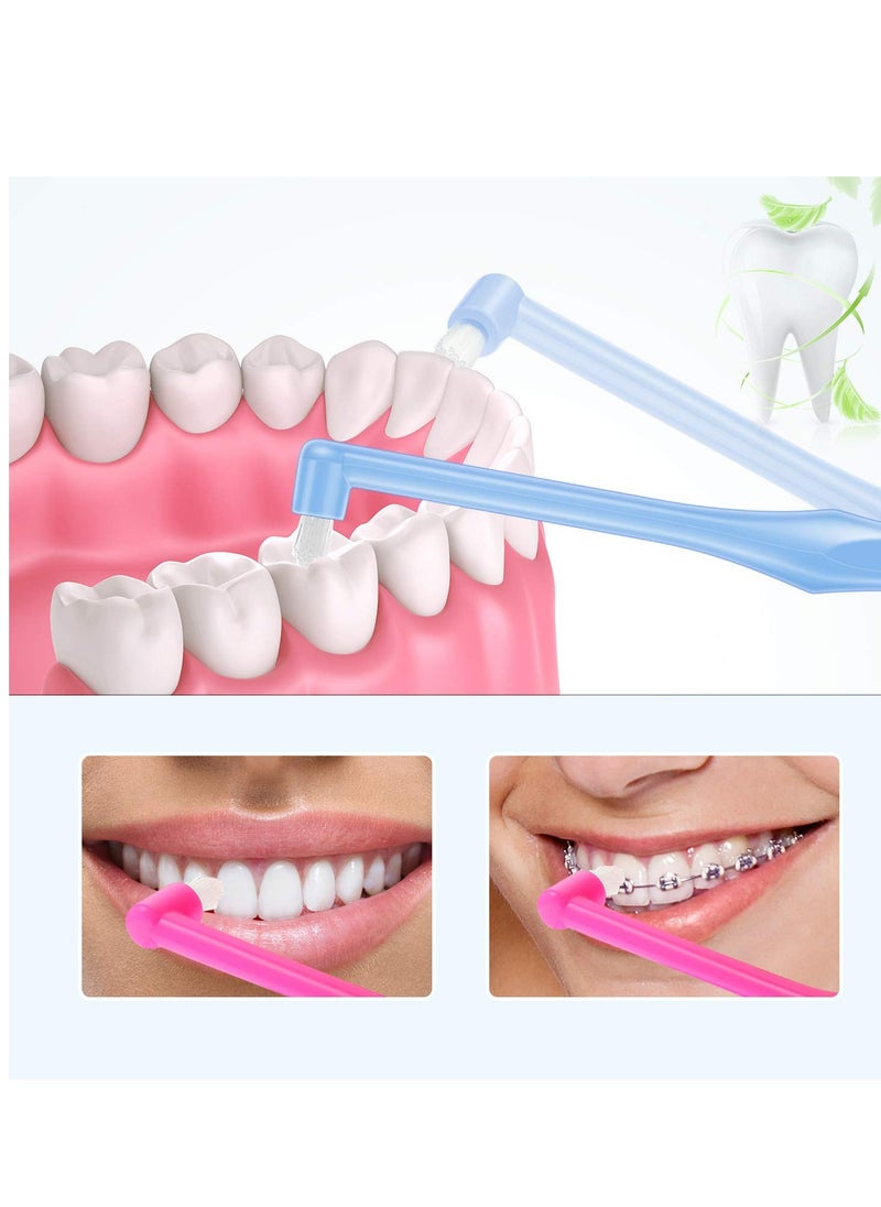 KASTWAVE - 12 Pieces Tufted Toothbrush End-Tuft Tapered Trim Toothbrush Soft Trim Toothbrush Single Compact Interdental Interspace Brush - Image 1
