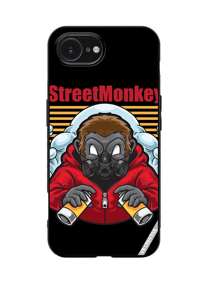 VR CREATIVE Protective Case Cover For Apple iPhone 16e Street Monkey Design Multicolour
