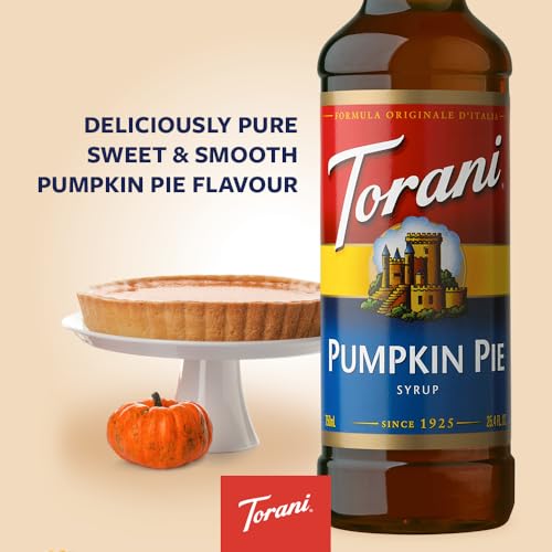 Torani Coffee Syrup Pumpkin Pie Flavored Syrup for Drinks 254 Fl Oz - Image 3