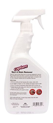 Capture Spot and Stain Remover Carpet - Dirt, Juice, Coffee, Wine, Food and Tough Rug Stains Eliminator - Couch, Sofa Cleaner and Stain Remover - Multi-Purpose Cleaning Essentials (32 oz) - Image 3